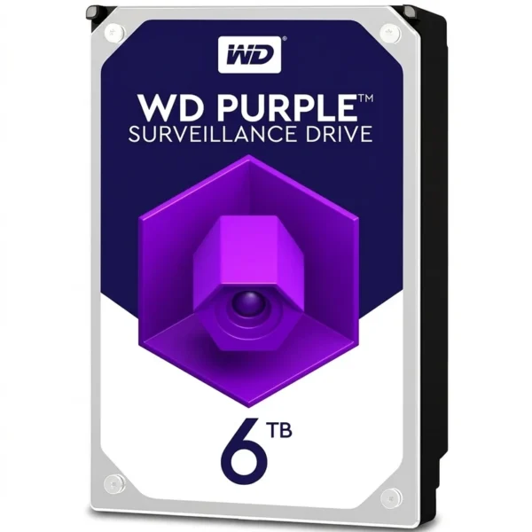 هارد دیسک 6TB وسترن دیجیتال بنفش - ذخیره‌سازی مطمئن (کپی)